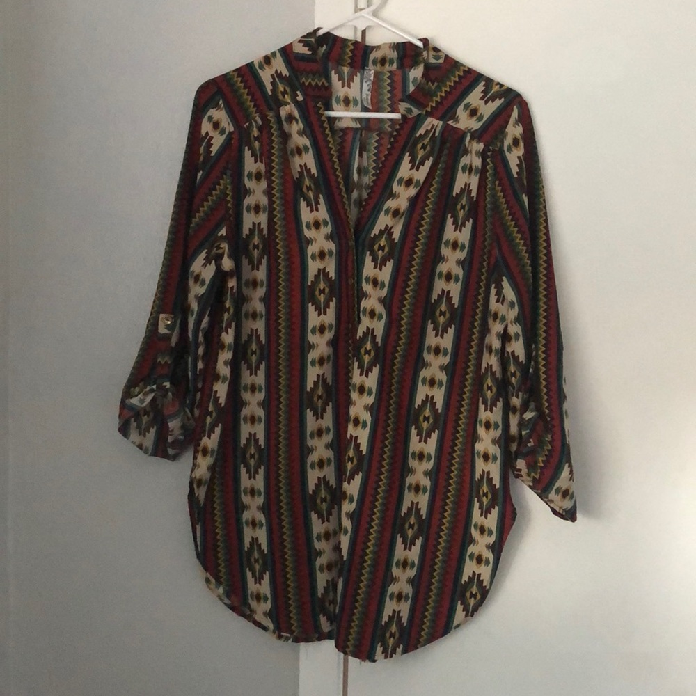 Yahada Aztec blouse